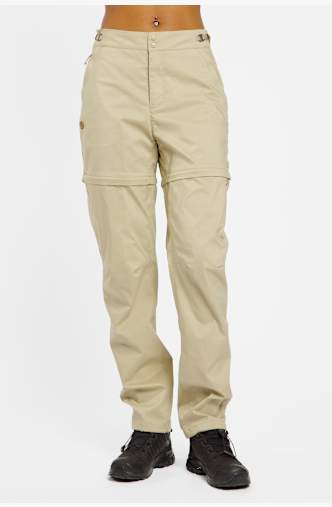 Fjällräven Abisko Hike Zip-Off pantalon de randonnée femmes Beige
