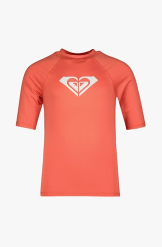 Roxy Whole Hearted SS 50+ Mädchen Lycra Shirt Orange