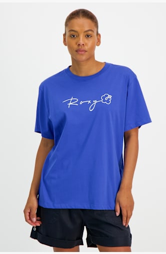Roxy Hangloose t-shirt donna Blu