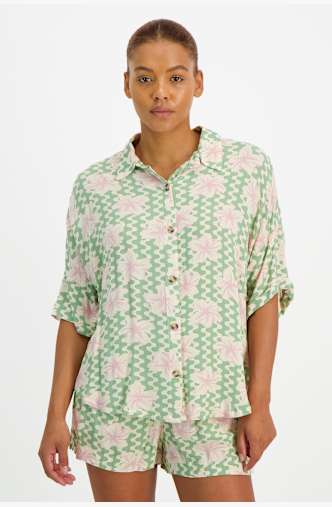 Roxy Beach Nostalgia camicetta donna Verde