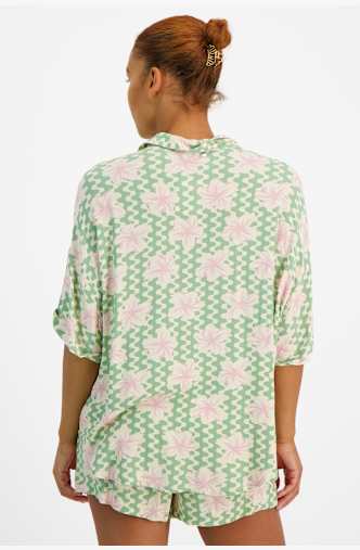 Roxy Beach Nostalgia camicetta donna Verde