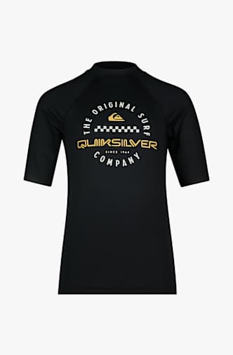 Quiksilver Post It 50+ lycra shirt bambino Nero