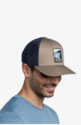 Buff Explore Trucker cap Marron