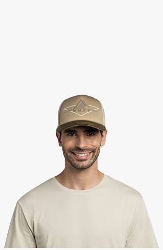 Buff Trucker Cap Beige
