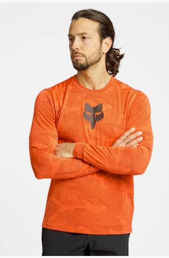 FOX Ranger Tru Dri LS maglia da bike uomo Arancia