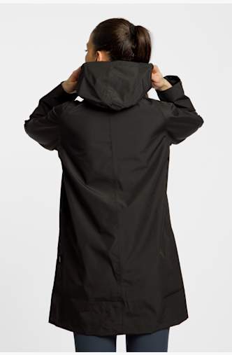 RUKKA Travelcoat manteau imperméable femmes Noir