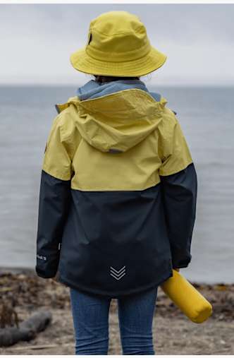 RUKKA Puki giacca impermeabile bambini Giallo