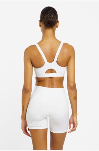 Nike Pro Leak Protection short donna Bianco