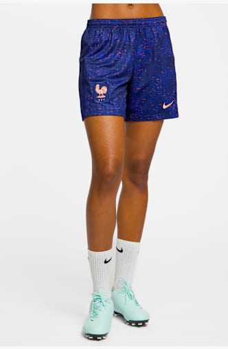Nike Frankreich Home Replica Damen Short Frauen EM 2025 Blau