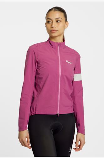 Rapha Core Rain giacca da bike donna Pink