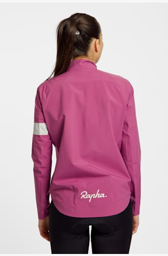 Rapha Core Rain Damen Bikejacke Pink