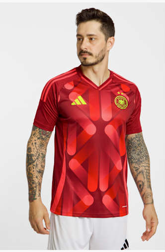 adidas Germania Away Repilca maglia da calcio uomo EURO femminile 2025 Rosso