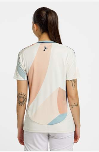 Nike Spagna Away Replia maglia da calcio donna EURO femminile 2025 Beige