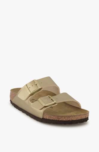 Birkenstock Arizona Birko-Flor® Narrow Fit Damen Slipper Gold