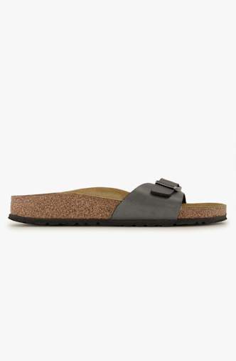 Birkenstock Madrid Birko-Flor® Narrow Fit slipper donna Nero