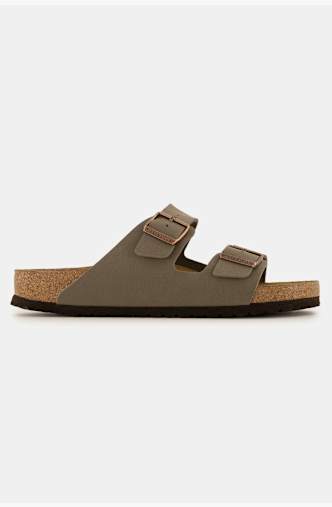 Birkenstock Arizona Birko-Flor® Regular Fit Herren Slipper Grau