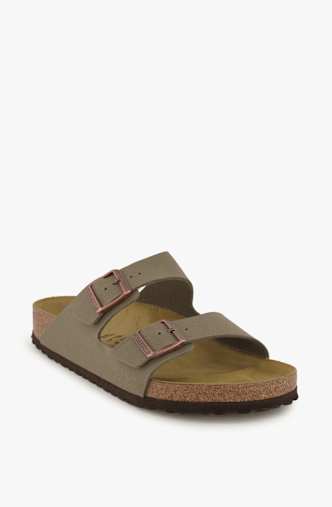 Birkenstock Arizona Birko-Flor® Regular Fit Herren Slipper Grau