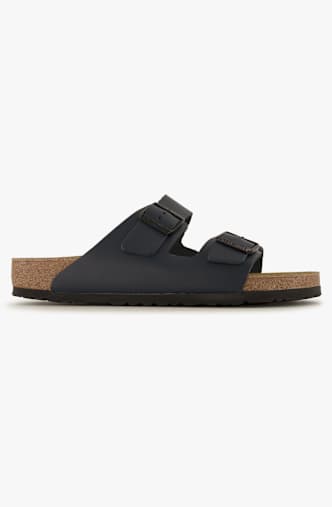 Birkenstock Arizona Natural Leather Regular Fit slipper hommes Bleu