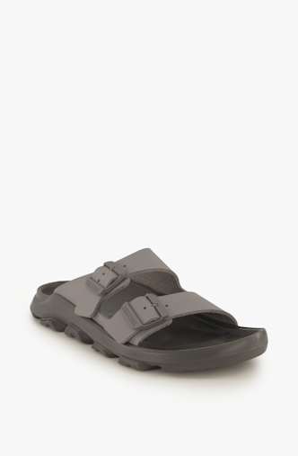 Birkenstock Mogami Terra Stealth Birko-Flor® Regular Fit slipper hommes Gris