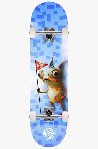 Push Complete Squigly skateboard Blu