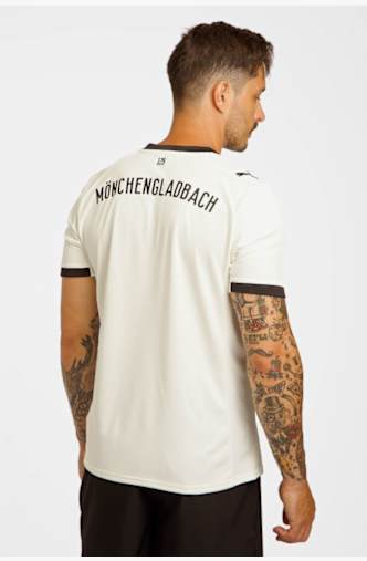PUMA Borussia Mönchengladbach Home Replica maglia da calcio uomo 25/26 Bianco