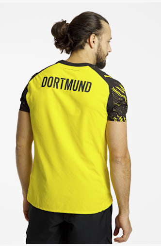 PUMA Borussia Dortmund Home Authentic Herren Fussballtrikot 25/26 Gelb