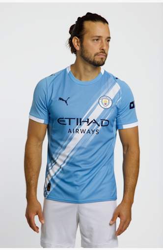 PUMA Manchester City Home Replica maglia da calcio uomo 25/26 Blu