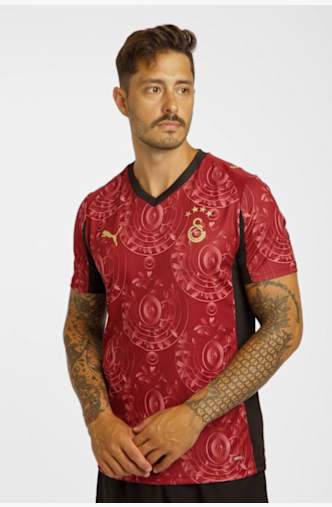 PUMA Galatasaray 3rd Replica Herren Fussballtrikot 25/26 ohne Sponsor Rot