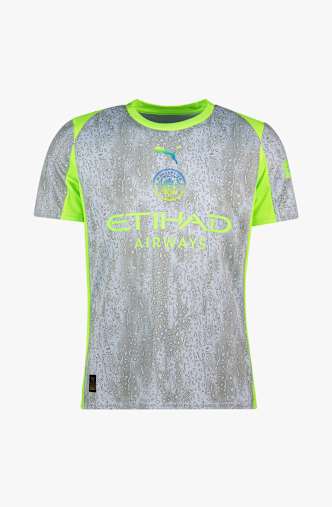 PUMA Manchester City 3rd Replica maglia da calcio uomo 25/26 Grigio