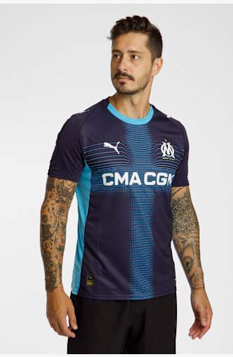 PUMA Olympique Marseille Away Replica maillot de football hommes 25/26 Bleu