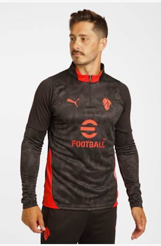 PUMA AC Milan Training longsleeve uomo Rosso