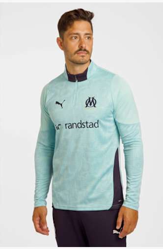 PUMA Olympique Marseille Training Herren Longsleeve 25/26 Blau