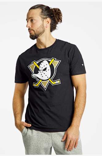 Fanatics Anaheim Ducks Primary Logo Herren T-Shirt Schwarz