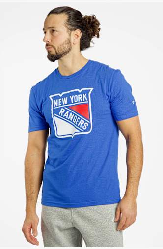 Fanatics New York Rangers Primary Logo Herren T-Shirt Blau