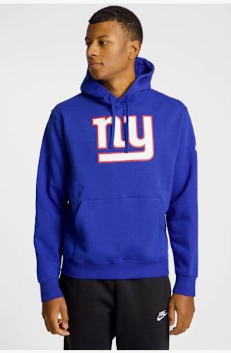 Nike New York Giants Nike Club Logo Herren Hoodie Blau