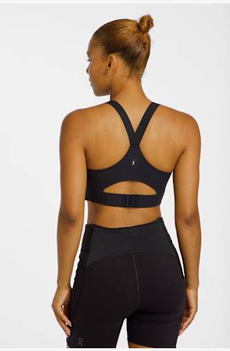 ON Endurance Zip Damen Sport-BH Schwarz