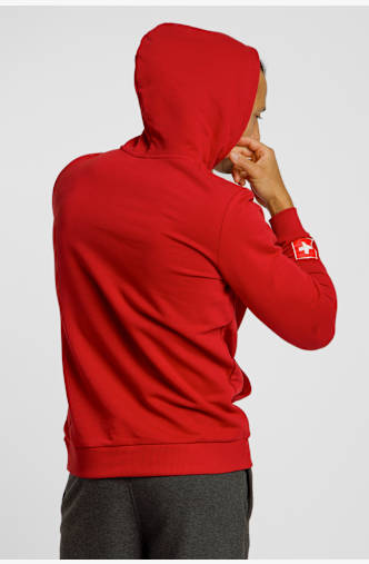 PUMA Schweiz Herren Hoodie Frauen EM 2025 Rot