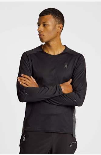 ON Performance Long-T longsleeve uomo Nero