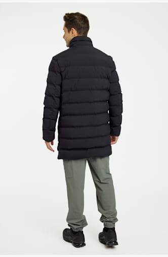 46 NORD Herren Daunenmantel Schwarz