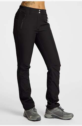 46 NORD pantaloni softshell donna Nero