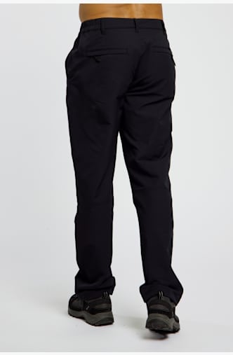 46 NORD pantalon de randonnée d'hiver hommes Noir