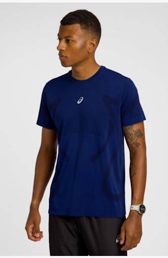 ASICS Road Seamless Herren T-Shirt Blau