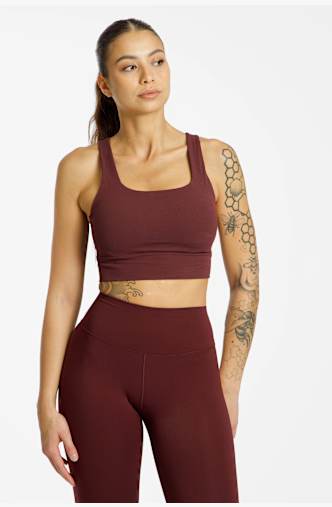 Nike Alate Ellipse Zenvy Medium reggiseno sportivo donna Rosso