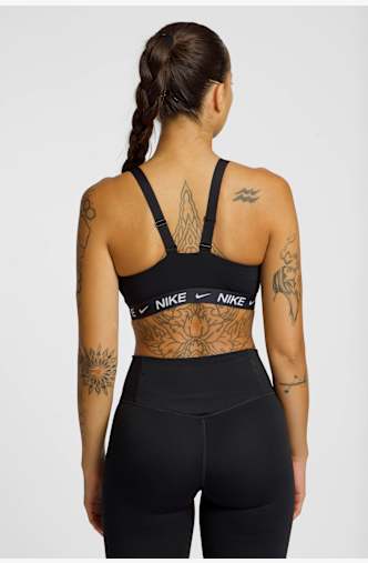 Nike Dri-FIT Indy Medium Damen Sport-BH Schwarz