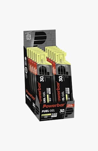 Powerbar Fuel Gel 30 Lemon+Caffeine 12 x 50 ml gel énergétique Noir