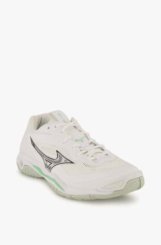 Mizuno Wave Stealth 6 scarpe da palestra uomo Bianco