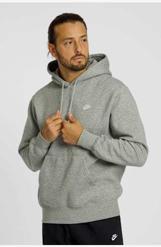 Nike Club hoodie uomo Grigio