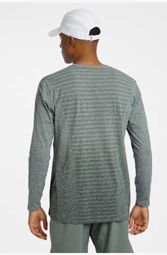 POWERZONE Seamless Herren Longsleeve Grau