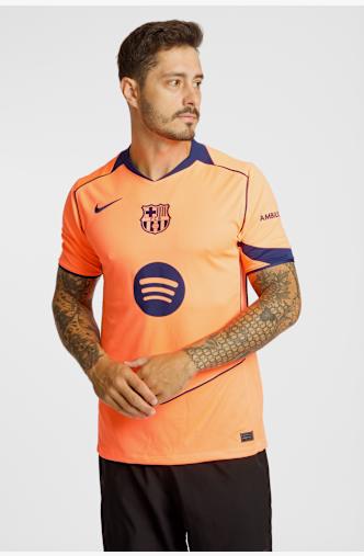Nike FC Barcelona 3rd Replica maglia da calcio uomo 25/26 Arancia