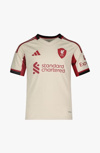 adidas Liverpool FC Away Replica maglia da calcio bambini 25/26 Bianco
